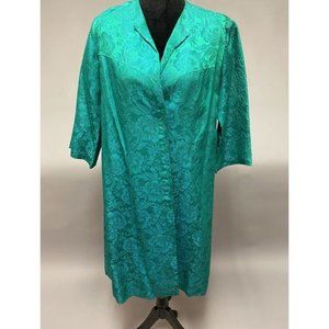 Alix of Miami, silk overcoat, size 14